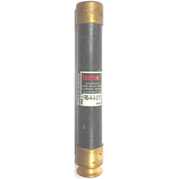 FRS-R-3-2/10, 3-2/10 Amp (3-2/10a) 600v Fusetron Dual Element Time-delay Current Limiting Class Rk5 Fuse, Ul Listed