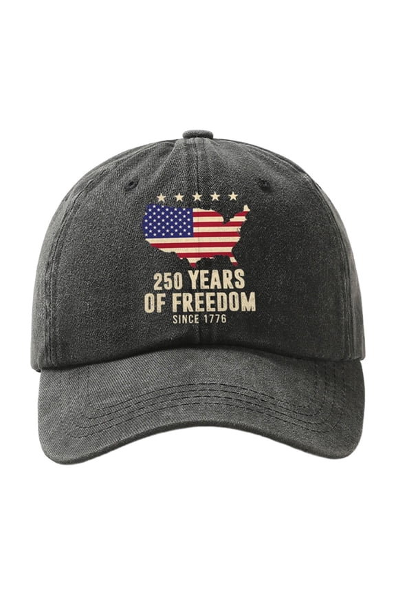 250 Anniversary USA Hat – United States 250th Anniversary Adjustable Patriotic Baseball Cap for Men Women, Commemorative American Heritage Cyan