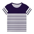thumbnail image 1 of FRSASU Baby Boy Clothes Summer ,Boys Girls Easter Shirts Tshirt Short Sleeve Top Funny Graphic Tshirts 3-14 Years Purple 5-6 Years, 1 of 5