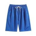 thumbnail image 1 of FRSASU Basic Quick Dry Basketball Shorts for Men Solid Drawstring Lightweight Gym Short Breathable Stretch Athletic Shorts Blue, 1 of 4