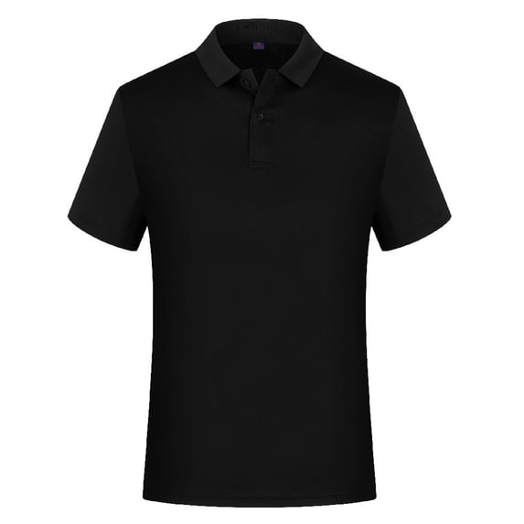 FRSASU Boys Golf Polo Shirts Quick Dry Performance Short Sleeve Collared Shirt Slim Fit Athletic Polos 3-12Years Black