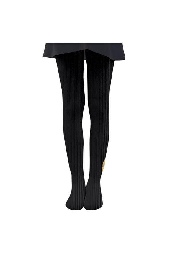 Child's Summer Solid Girls Tights Dance Botton Long Pants Soft Cute Full Length Pants Overalls Socks Baby Clothing