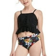 thumbnail image 1 of FRSASU Mother and Daughter Print Two Piece Swimsuit Matching Swimsuit Clothing, 1 of 9