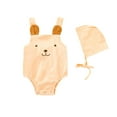 thumbnail image 1 of FRSASU Clearance Newborn Infant Girls Boys 3D Cartoon Pattern Bodysuit Romper+Hat Sets, 1 of 8