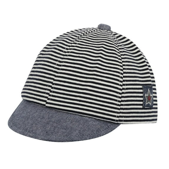 FRSASU Clearance Toddler Baby Girl Boy Letter Soft Eaves Baseball Cap Sun Beret Hat Striped