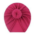 thumbnail image 1 of FRSASU Clearance Toddler Kids Baby Boys Girls Solid Knotted Hat Beanie Headwear Accessories, 1 of 2