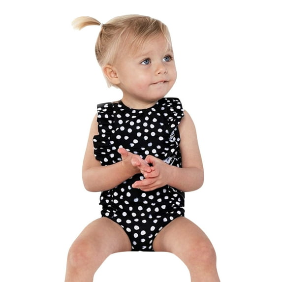 FRSASU Clearance Toddler Kids Girls Dot Print Bikini One-Piece Swimwear Swimsuit Beachwear