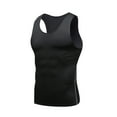 thumbnail image 1 of FRSASU Compression Shirt Men Fitness Performance Muscle Sleeveless Bodybuilding Gym Workout Stringer Tank Tops Black, 1 of 5