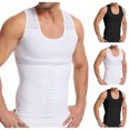 thumbnail image 1 of FRSASU Compression Shirts for Men - Sleeveless Slimming Undershirts Tummy Control and Body Shaper Tank Top White, 1 of 4