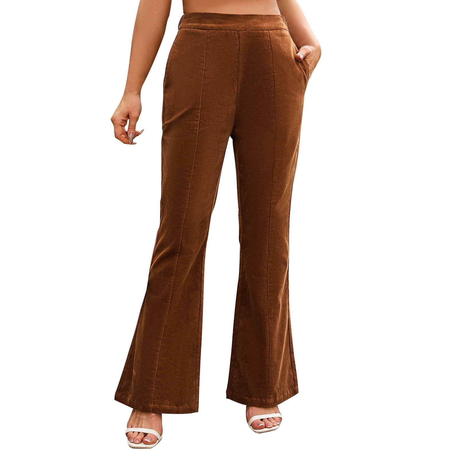 FRSASU Flare Leggings for Women - Yoga Pants for Women - Wide Leg Solid ...