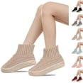 thumbnail image 1 of FRSASU Fuzzy Slipper Socks for Women Cabin Grips Fluffy Non Slip Winter Warm Cozy Thick Soft Socks, 1 of 7