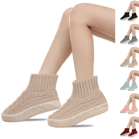 FRSASU Fuzzy Slipper Socks for Women Cabin Grips Fluffy Non Slip Winter Warm Cozy Thick Soft Socks