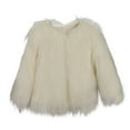 thumbnail image 1 of FRSASU Girls Faux-Fur Jacket Coat Winter Snowday Thick Warm Fashion Cool Clothes 2-10 Years Baby Clothing, 1 of 4