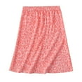 thumbnail image 1 of FRSASU Ice Silk Skirt for Children Girls Loose and Breathable Pleated Skirt Casual Skirt Skirt Pink 6-8 Years, 1 of 6