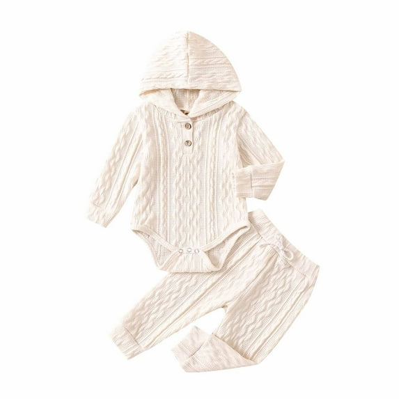 FRSASU Kids Jumpsuit Spring Girls Boys Solid Color Hooded Long Sleeved Jumpsuit Climbing Suit Fart Jacket Khaki Jacket and Trousers