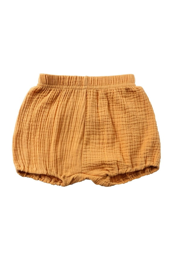 Kids Pants ,Newborn Toddler Baby Bag Fart Pants Solid Color Casual Briefs Big Butt Shorts Bread Pants Yellow 12-24 Months