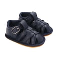 thumbnail image 1 of FRSASU Kids Sandals Toddler and Boys Sandals Printed Soft Sole Cutout Sandals Dark Blue 6M(13), 1 of 9