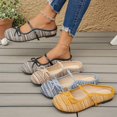 thumbnail image 1 of FRSASU Knit Flats for Women Square Toe Flats Casual Ballet Flats with Ankle Strap,Washable Comfortable Dressy Mary Jane Flat Yellow, 1 of 9