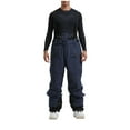 thumbnail image 1 of FRSASU Mans Ski Pants Snowboard Pants Baggy Snow Pants Overall Waterproof Windproof Insulated Winter Sports Navy, 1 of 9