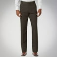 thumbnail image 1 of FRSASU Men Casual straight leg solid color Pants Classic Fit Stretch Pant Flat Front Wrinkle-Free dress pants Coffee, 1 of 8