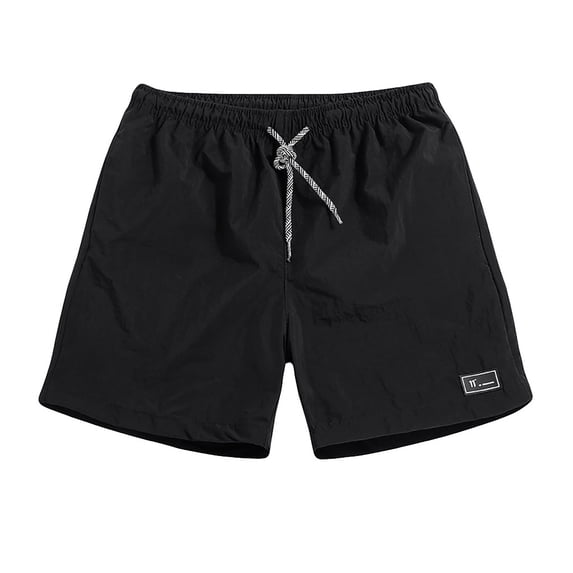 FRSASU Men Summer Quick Dry Outdoor Thin Detachable Pants Trousers Black XXXL