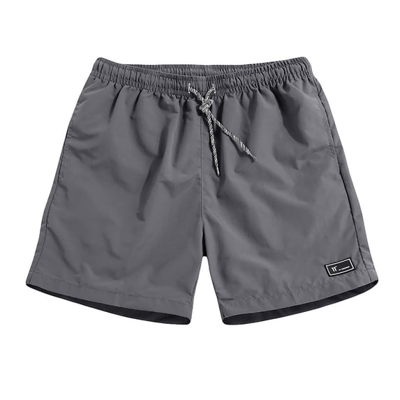 FRSASU Men Summer Quick Dry Outdoor Thin Detachable Pants Trousers Gray XXL