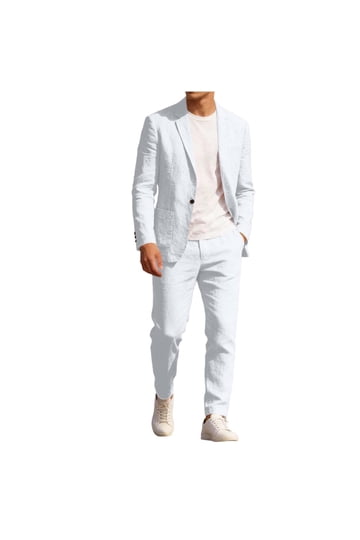 Mens White Outfit Clothing Styles