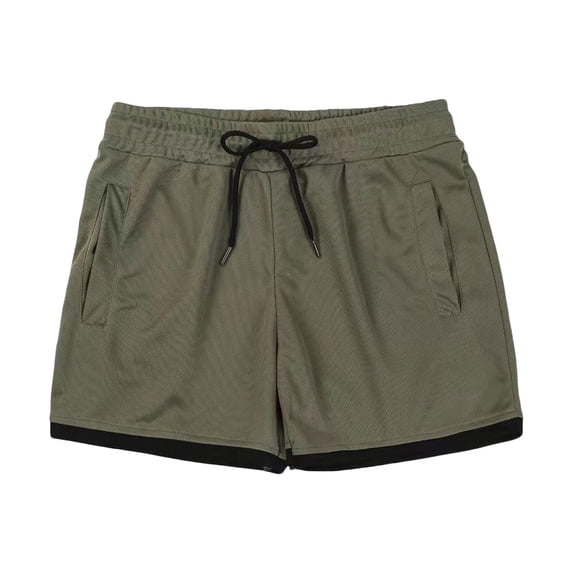 FRSASU Men's 3 Inch Athletic Shorts Quick Dry Casual Workout Running Sports Relaxed Fit Performance Gym Shorts Army Green