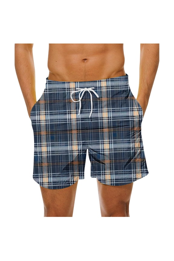 Men's 8" Inseam Loose-Fit Drawstring Walk Shorts (Available in Plus Size) White