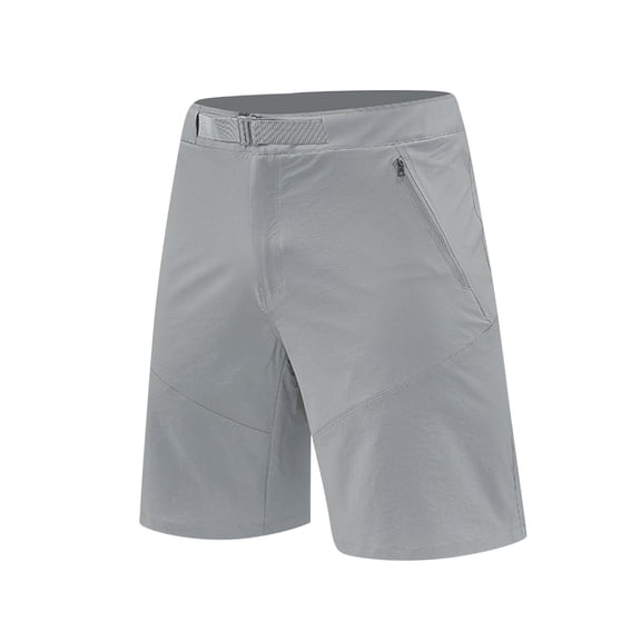 FRSASU Men’s 9" Pro Spin Golf Dress Shorts with Active Waistband Zipper Pocket, Stretch Fabric, Moisture-Wicking, UPF 50 Sun Protection Workout Shorts Gray