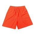 thumbnail image 1 of FRSASU Men's Athletic Basketball Shorts Workout Gym Breathable Beach Shorts Lightweight Mesh Running Shorts with Pocket Orange, 1 of 5