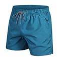 thumbnail image 1 of FRSASU Men's Athletic Shorts Gym Workout Short with Zippered Pockets Running Joggers Basketball Gift Blue, 1 of 3