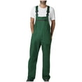 thumbnail image 1 of FRSASU Men's Bib Overalls Sturdy Canvas Work Overalls with Adjustable Straps and Convenient Tool Pockets Green, 1 of 5