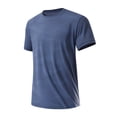 thumbnail image 1 of FRSASU Men's Camouflage Short Sleeve Athletic Fit T-Shirt Quick Dry Running Training Performance Tops Blue, 1 of 5