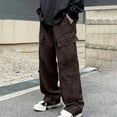 thumbnail image 1 of FRSASU Men's Casual Cargo Sweatpants elasticity Waist Joggers Hiking Tactical Pants for Men with Pockets Coffee, 1 of 7