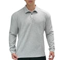 thumbnail image 1 of FRSASU Men's Casual Pullover Sweatshirts Long Sleeve Lightweight Knitted Mock Neck Tops Gray, 1 of 8
