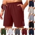 thumbnail image 1 of FRSASU Men's Casual Sweat Shorts 7" Athletic Running Lounge Drawstring Workout Gym Lightweight Shorts with Pockets White, 1 of 7