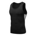 thumbnail image 1 of FRSASU Men's Compression Tank Top, Sleeveless Athletic Base Layer Cool Undershirts Muscle Gym Tank Tops Black, 1 of 5