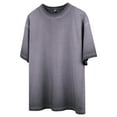 thumbnail image 1 of FRSASU Men's Cotton T-Shirts Oversized Unisex Short Sleeves Casual Loose Vintage Wash Solid Basic Tee Tops Gray, 1 of 9
