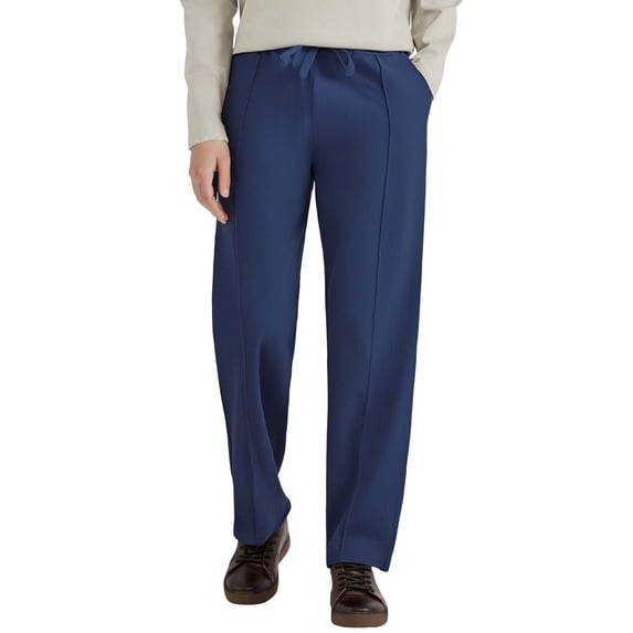 FRSASU Men's Golf Pants Classic Fit Flat Front Work Dress Casual Stretch Lightweight Pants with Pockets Navy