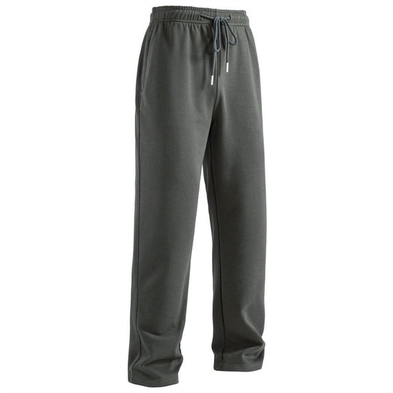FRSASU Men's Golf Pants Classic Fit Stretch Work Jogger Pants Quick Dry Lightweight Casual Trousers with Zipper Pockets Dark Gray