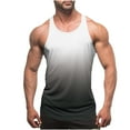 thumbnail image 1 of FRSASU Men's Gym Workout Tank Tops Y-Back Stringer Bodybuilding Undershirts,Sleeveless Quick Dry Muscle Tee White, 1 of 4