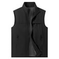 thumbnail image 1 of FRSASU Men's Lightweight Cargo Vest Outerwear Windproof Sleeveless Jacket for Golf Running Hiking Black, 1 of 9