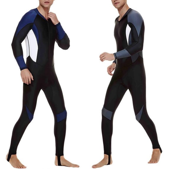 FRSASU Men's Lightweight Wetsuit 3/2mm and 5/4mm,Full Wetsuits for Men,Men‘s 3mm Full Wetsuit Front Zip for Diving Snorkeling Surfing Swimming Gray