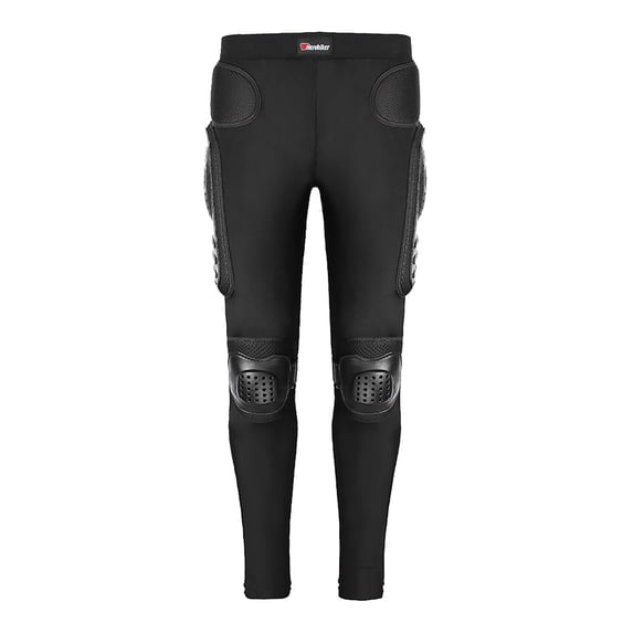 FRSASU Men's Motorcycle Pants with Armor,Padded Dirtbike Protective Gear,Long Legs Design,Cycling Skating Pants Black