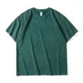 thumbnail image 1 of FRSASU Men's Oversized T-Shirts Cotton Tee Heavyweight Unisex Short Sleeve Crew Neck Loose Fit Basic Tops Army Green, 1 of 5