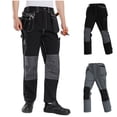 thumbnail image 1 of FRSASU Men's Patchwork Cargo Pants Lightweight Outdoor Waterproof Quick Dry Fishing Hiking Work Pants with Multi-Pockets Gray, 1 of 5