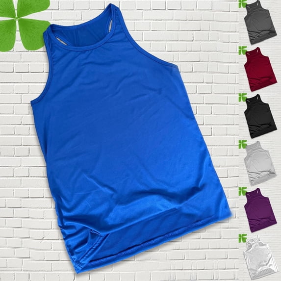 FRSASU Men's Performance Tank Top - Ultra Soft Tech Sleeveless Shirts Moisture Wicking UPF 50+ Workout Muscle Tee White