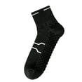 thumbnail image 1 of FRSASU Men's Quarter Athletic Running Socks Cushioned Arch Support Performance Breathable Mesh Socks Black, 1 of 6