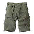 thumbnail image 1 of FRSASU Men's Quick-Dry Tactical Cargo Shorts Summer Outdoor Workwear with Multi Pocket Breathable Loose Fit Casual Utility Shorts Army Green, 1 of 5
